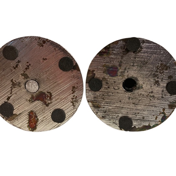 925 Silver plated 2 Tekform Angel Candlesticks pair - Picture 9 of 10